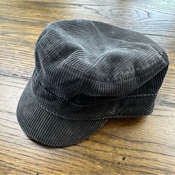 Janie and Jack Gray Corduroy Hat - Picture 1 of 3